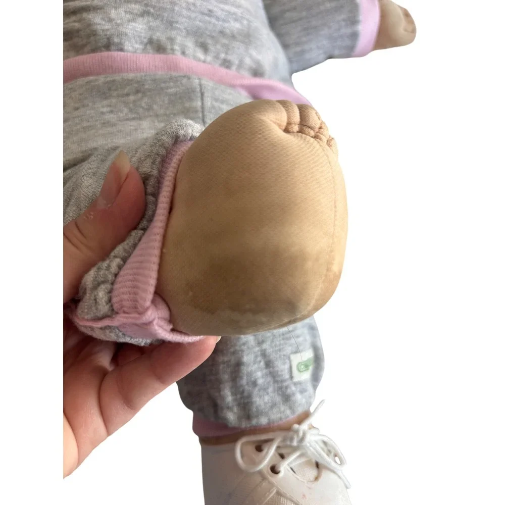 1978 1982 Cabbage Patch Kid Doll Original Patchwork Outfit Blue Eyes Blonde Hair